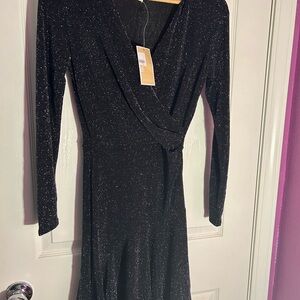 Michael Kors Black Long Sleeve Dress